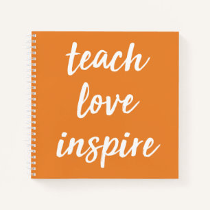 Unterrichten der Liebe Inspiriert   Inspirationsph Notizbuch