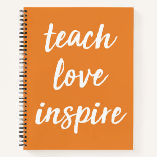 Unterrichten der Liebe Inspiriert   Inspirationsph Notizbuch