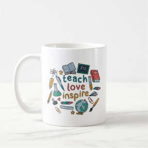 Unterrichten der Liebe Inspiriert Kaffeetasse