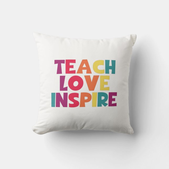 Unterrichten der Liebe Inspiriert Kissen (Vorderseite)