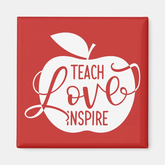 Unterrichten der Liebe Inspiriert Magnet (Vorne)