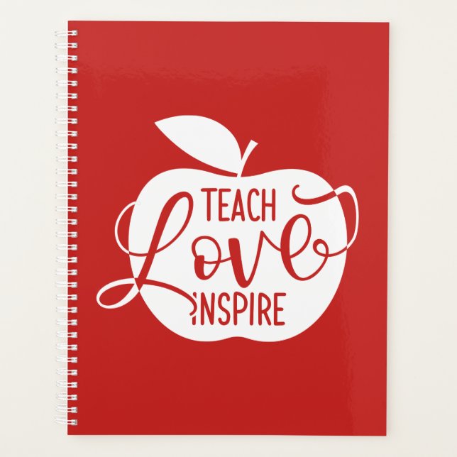 Unterrichten der Liebe Inspiriert Planer (Vorderseite)