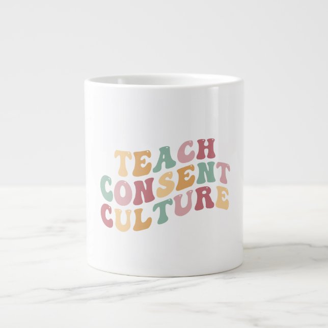 Unterrichten einer Kultur Jumbo-Tasse (Vorderseite)