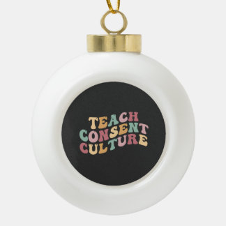 Unterrichten einer Kultur Keramik Kugel-Ornament