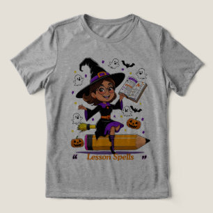 Unterrichten ist ein totaler Schrei – Halloween-Le Tri-Blend Shirt