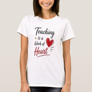 Unterrichten ist eine Herzensarbeit T-Shirt