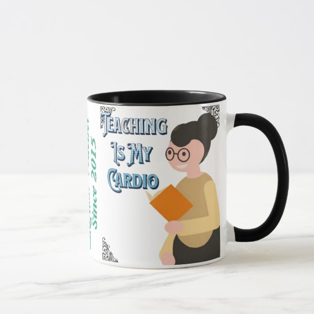 Unterrichten ist meine Cardio Tasse Funny Teacher  (Rechts)