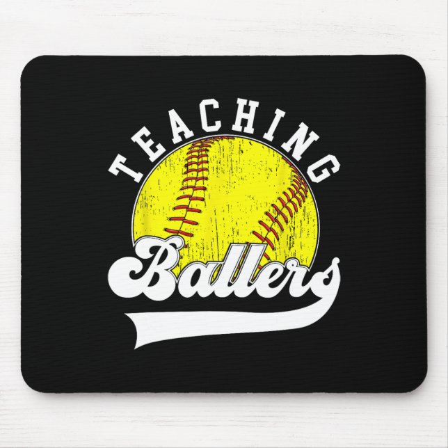 Unterrichten Llers Softll Coach Softll Coaching  Mousepad (Vorne)
