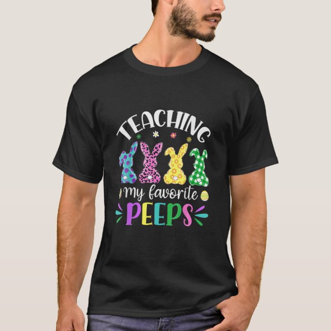 Unterrichten meiner Lieblings-Pieps Lehrer Ostern  T-Shirt (Vorderseite)