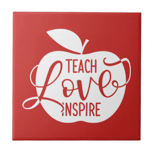 Unterrichten Sie Liebe inspirieren Fliese