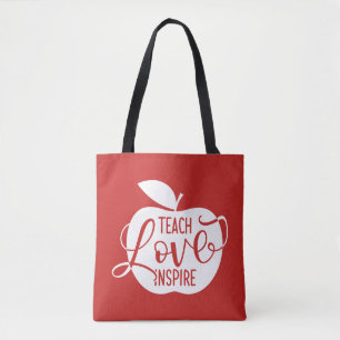 Unterrichten Sie Liebe inspirieren Tasche
