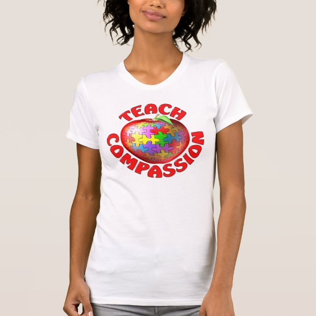 Unterrichten Sie Mitleid T-Shirt (Vorderseite)