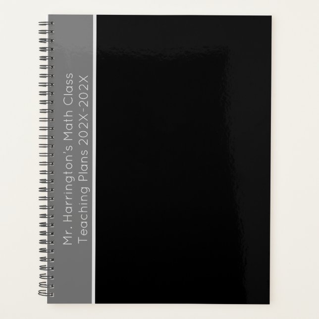 Unterrichtsplanung Minimalistisches Design des Kla Planer (Vorderseite)