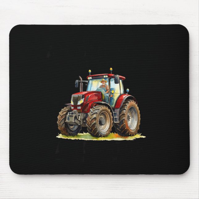 Unterschätze einen alten Mann fährt einen Traktor  Mousepad (Vorne)
