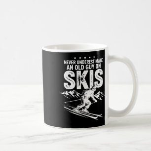 Unterschätze nie einen alten Kerl auf Skiern Extre Kaffeetasse