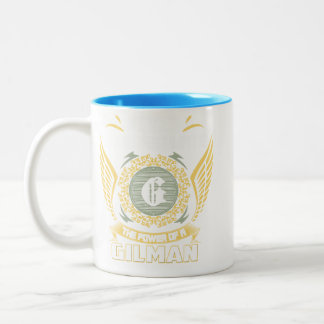 Unterschätze niemals die Macht eines Gilman Zweifarbige Tasse