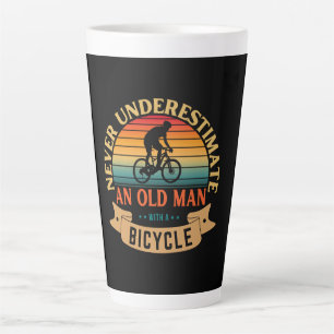 Unterschätze niemals einen alten Mann mit einem Fa Milchtasse