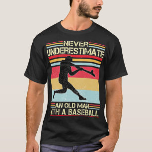 Unterschätze niemals einen alten Mann mit einem Vo T-Shirt