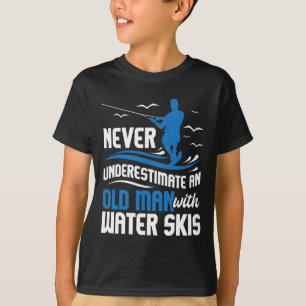 Unterschätze niemals einen alten Mann - Opa Wasser T-Shirt