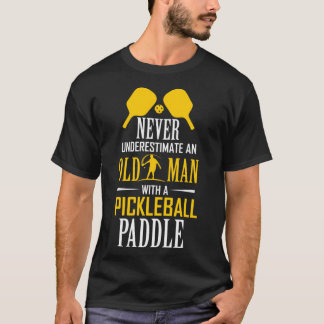 Unterschätzen Sie den alten Mann nie mit einem Pad T-Shirt