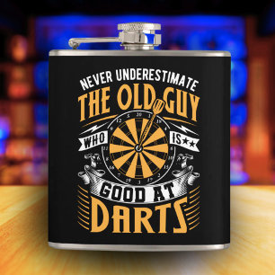 Unterschätzen Sie die alten Typ bei Darts Flask 6 Flachmann