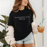 Unterschätzen Sie die moderne komische Selbst-Lieb Tri-Blend Shirt<br><div class="desc">Unterschätzen Sie mich Moderne lustige Liebe Frauen-T - Shirt zeigt den lustigen Text "Underestimme That'll Be Fun" in modernen,  weißen Handschriften. Erstellt von Evco Studio www.zazzle.com/store/evcostudio</div>