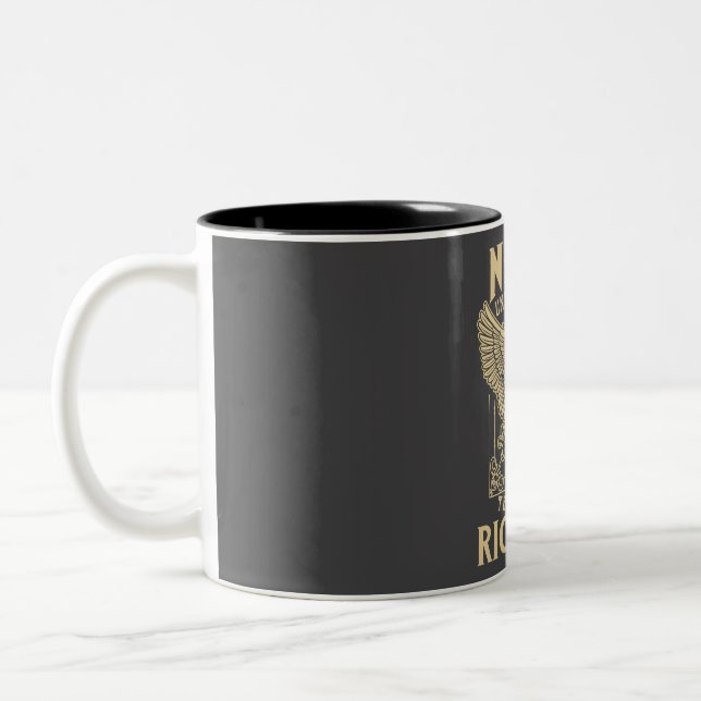 Unterschätzen Sie nie den Power von Richards Zweifarbige Tasse (Links)