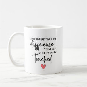 Unterschätzen Sie nie die Differenz bei der Rente Kaffeetasse