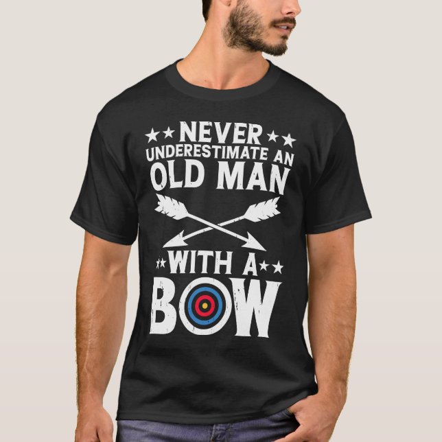 Unterschätzen Sie nie ein Geschenk des alten Vater T-Shirt (Vorderseite)