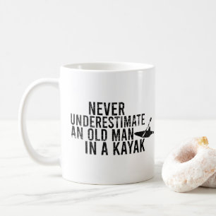 Unterschätzen Sie nie einen alten Mann in einem Ka Kaffeetasse