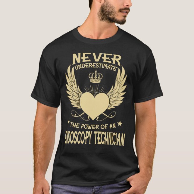 Unterschätzen Sie niemals den Power einer Endoskop T-Shirt (Vorderseite)