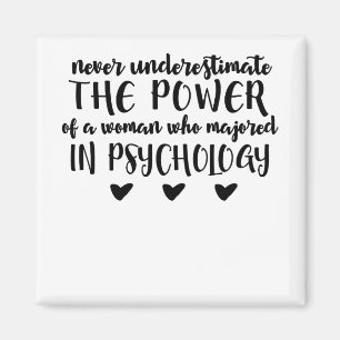 Unterschätzen Sie niemals den Power einer Frau, di Magnet