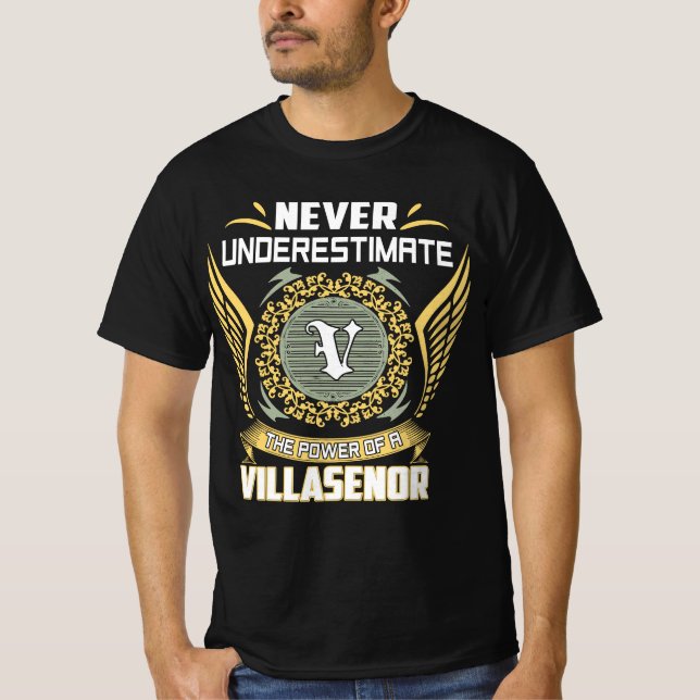 Unterschätzen Sie niemals den Power eines Villasen T-Shirt (Vorderseite)