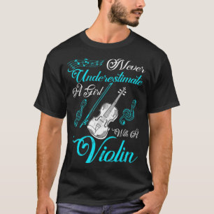 Unterschätzen Sie niemals ein Mädchen mit einem Ge T-Shirt