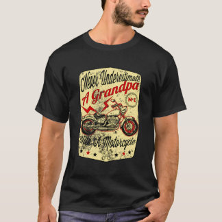Unterschätzen Sie niemals ein Opa-Geschenk für Dad T-Shirt