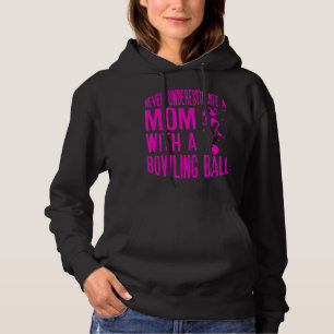 Unterschätzen Sie niemals eine Mama mit einem Bowl Hoodie