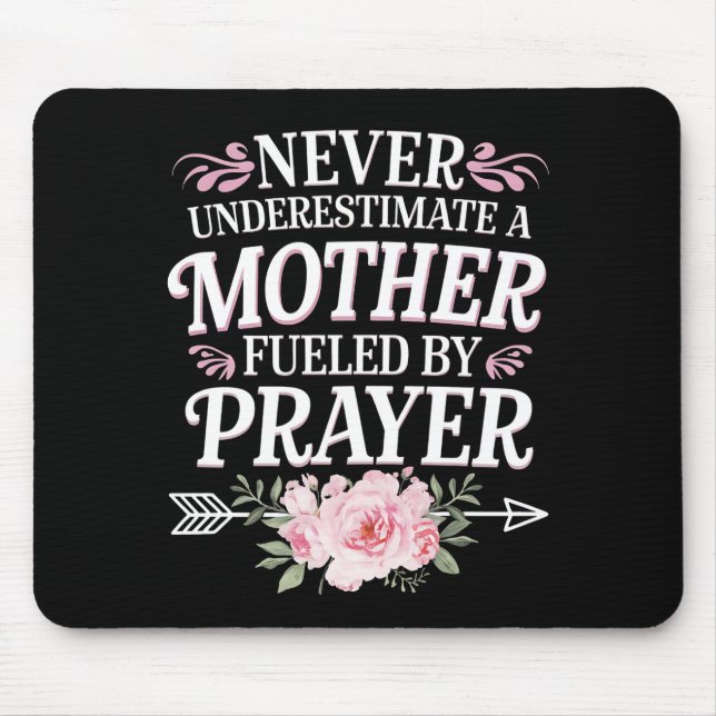 Unterschätzen Sie niemals eine Mutter, die durch G Mousepad (Vorne)
