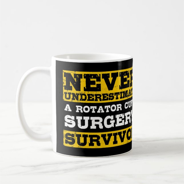 Unterschätzen Sie niemals eine Operation von Rotat Kaffeetasse (Links)