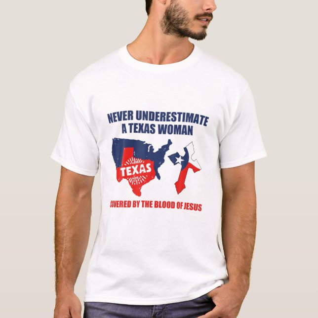 Unterschätzen Sie niemals eine von Blut bedeckte T T-Shirt (Vorderseite)