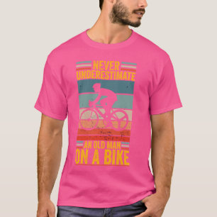 Unterschätzen Sie niemals einen alten Mann auf ein T-Shirt