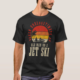 Unterschätzen Sie niemals einen alten Mann auf ein T-Shirt