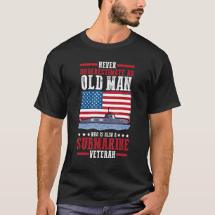 Unterschätzen Sie niemals einen alten Mann, der ei T-Shirt