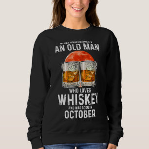 Unterschätzen Sie niemals einen alten Mann, der Li Sweatshirt