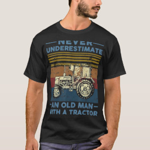 Unterschätzen Sie niemals einen alten Mann mit ein T-Shirt