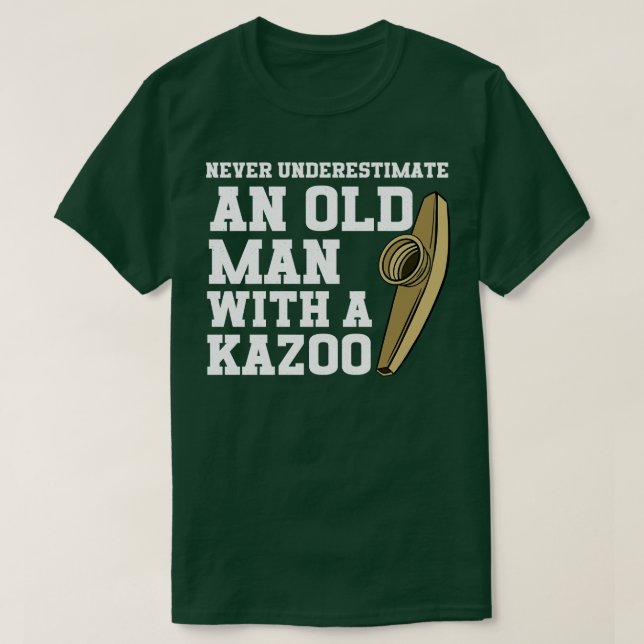 Unterschätzen Sie niemals einen alten Mann mit ein T-Shirt (Design vorne)
