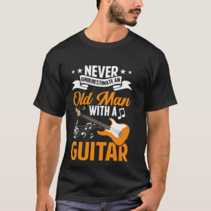 Unterschätzen Sie niemals einen alten Mann mit Git T-Shirt