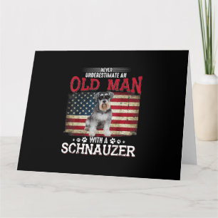 Unterschätzen Sie niemals einen alten Mann mit Sch Karte
