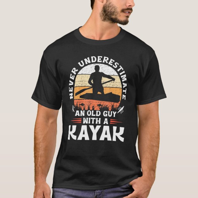 Unterschätzen Sie niemals einen alten Typ mit Kaja T-Shirt (Vorderseite)