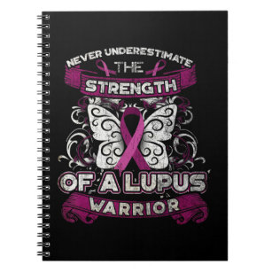 Unterschätzen Sie niemals einen Lupus-Krieger. Notizblock