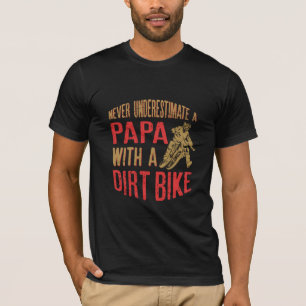 Unterschätzen Sie niemals einen Papa mit einem du T-Shirt